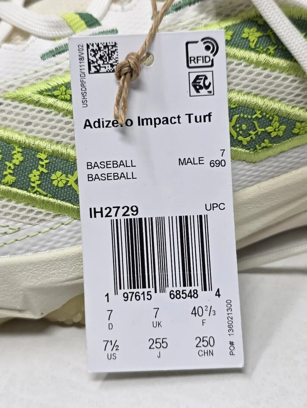Adidas Adizero Impact TF Turf Together We Face Baseball Shoes Men Sz 7.5 IH2729